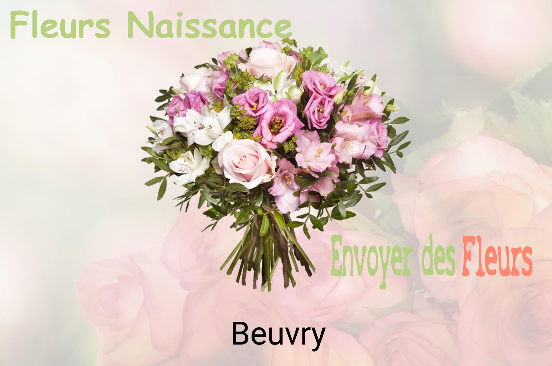 Bouquet de fleurs de naissance livré à Beuvry